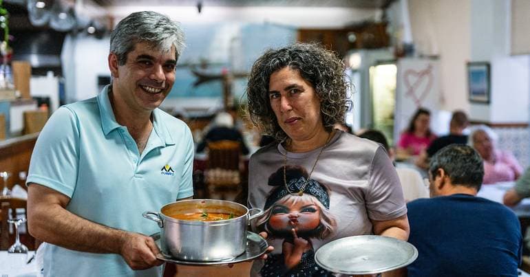 Aveiro. Inside the best Portuguese tavern