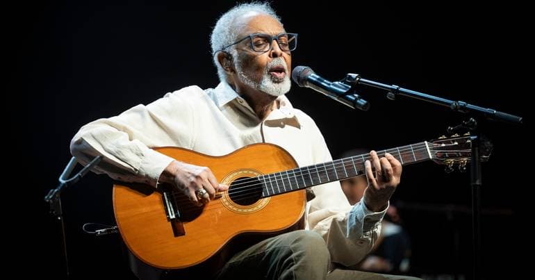 Gilberto Gil performs at Coliseu do Porto on his 'Final Tour'