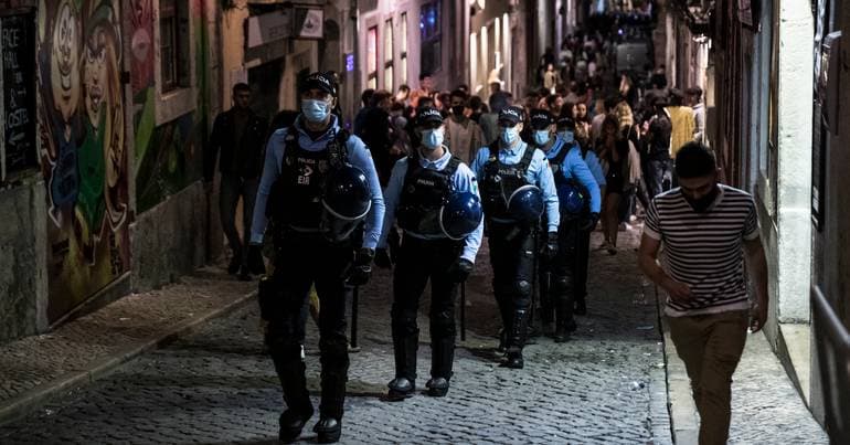 Foreigners arrested for illegal private security in Lisbon