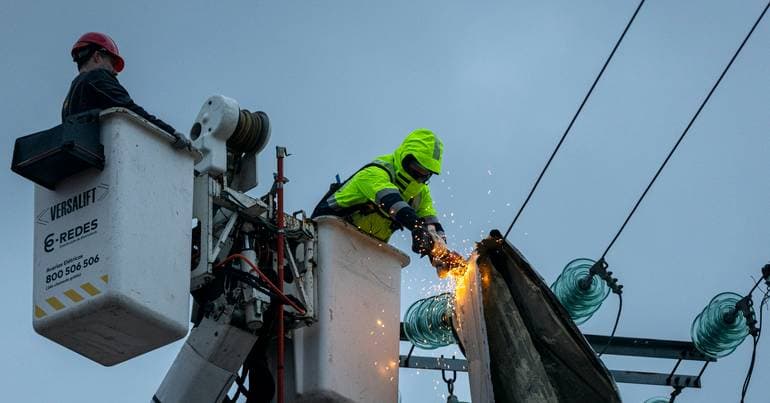 Marinha Grande: 50% of the municipality now has electricity