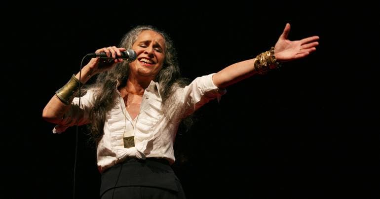 Maria Bethânia performs at Coala Festival Portugal in Cascais
