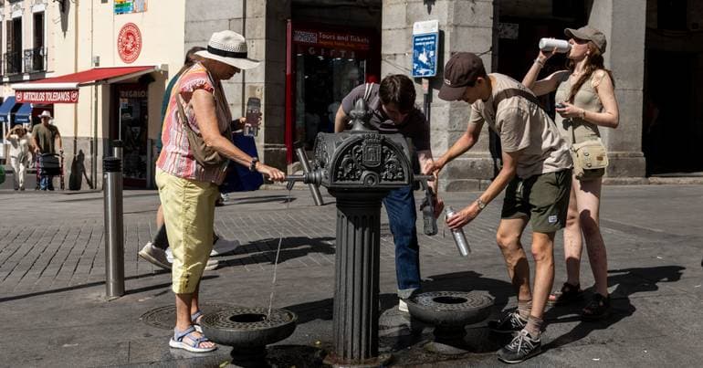 "Heat dome" pushes Europe to 40ºC in the middle of May