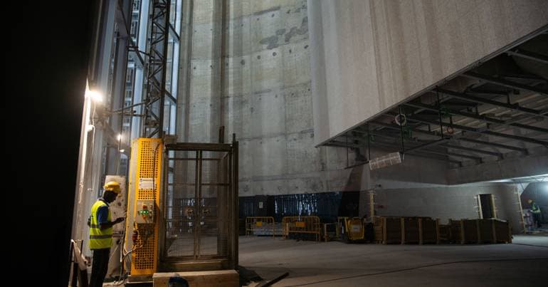 Metro with new elevators at Martim Moniz and Intendente