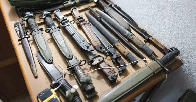 PSP destroys more than 6,000 firearms and bladed weapons