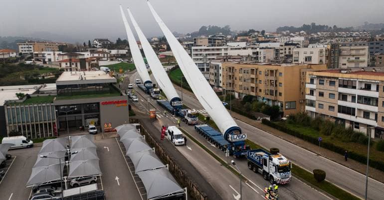 How the largest wind farm in Portugal is being assembled