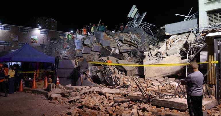 Portuguese in Venezuela: TAP crew saw hotel collapse