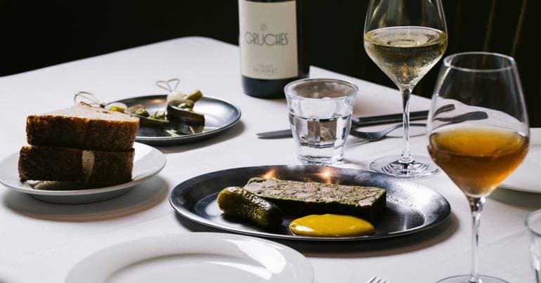 At Parcel Wine Bar, the food also goes down in one gulp