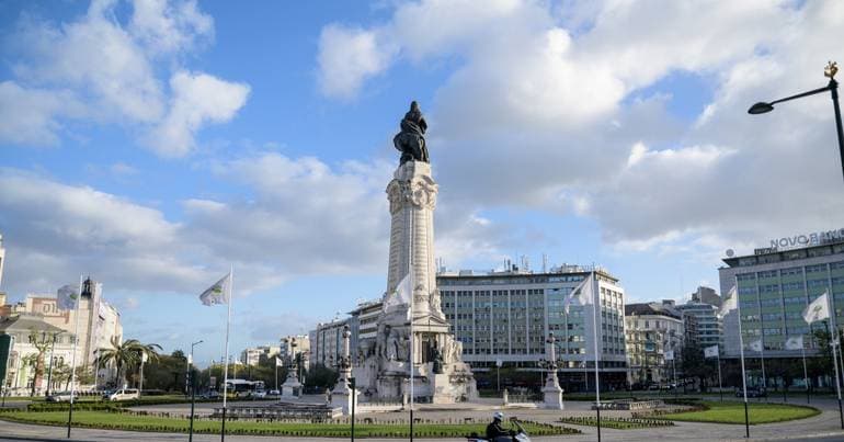 Marquês de Pombal monument in the process of being classified