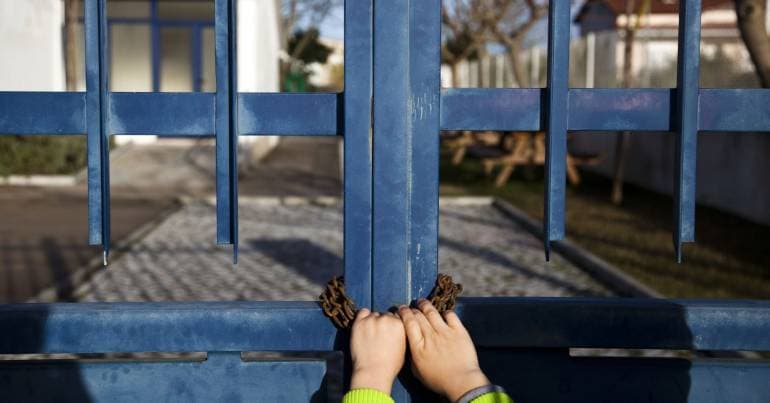 Strike at school with only 10 staff for 600 students