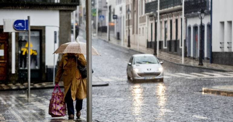 Azores under yellow warning due to heavy rain