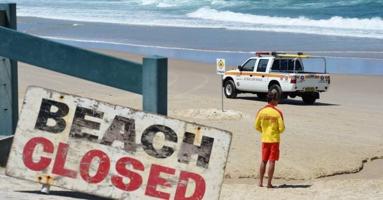 Four shark attacks in two days close beaches