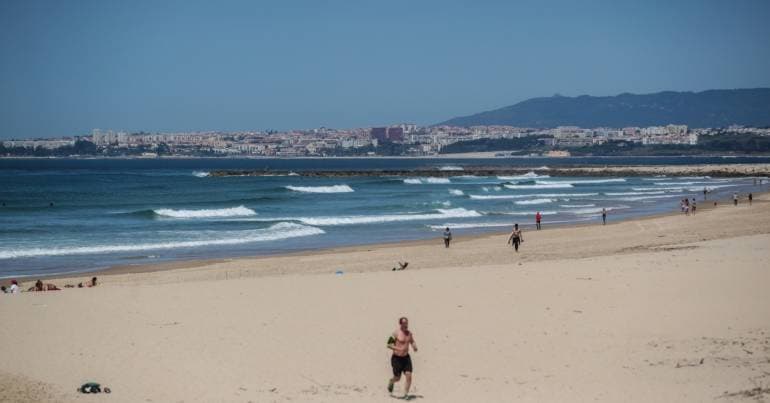 Sand replenishment leads to beach closures in Almada