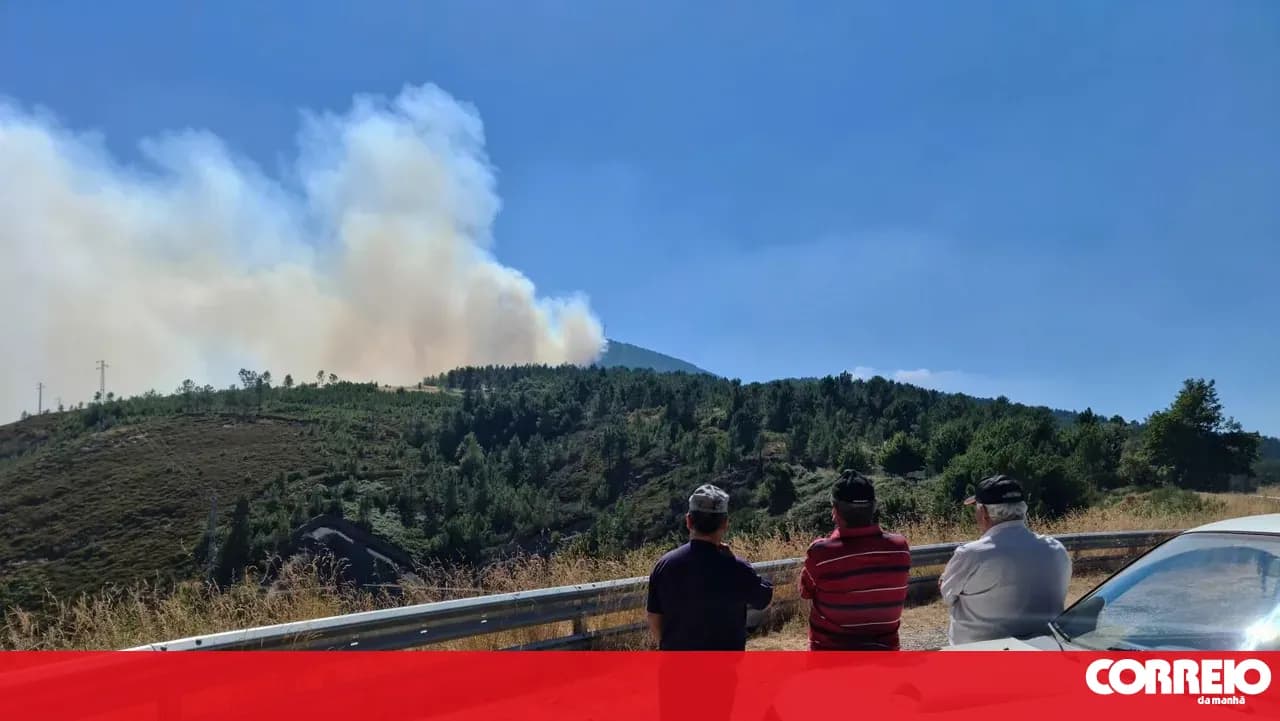 Project using drones for initial firefighting tested in the Marão mountains