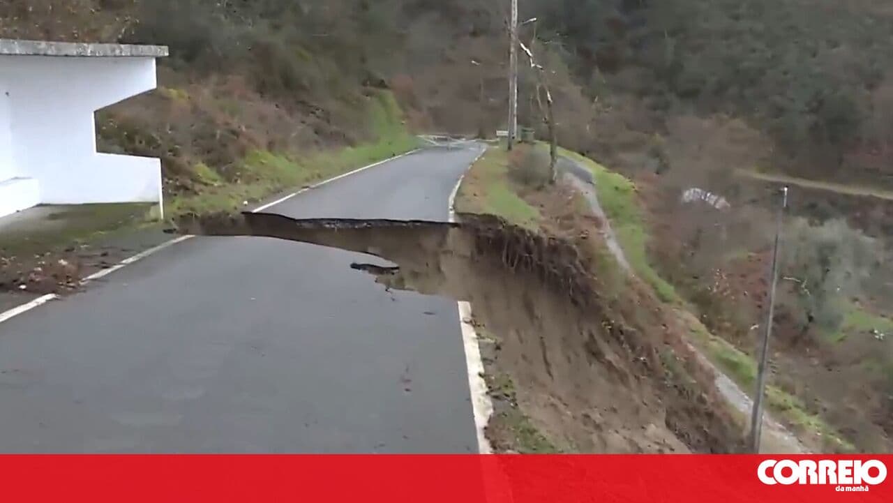 Landslide in Cinfães left the village of Sabroso isolated