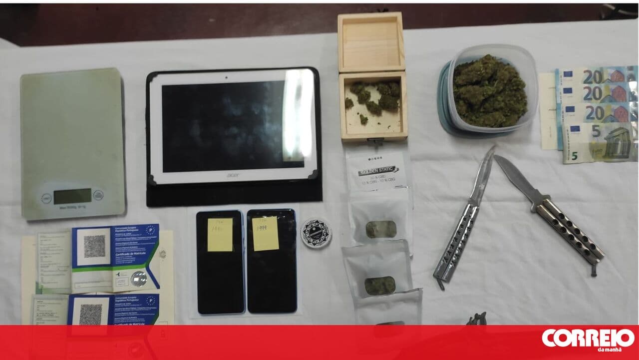 Drug trafficker arrested in Chaves by the PSP