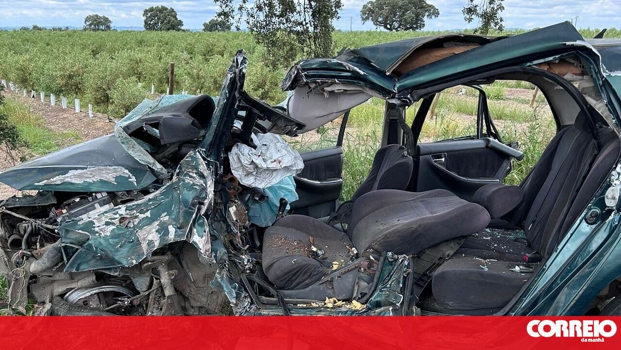 Two dead and two seriously injured in road accident on the EN387 in the municipality of Ferreira do Alentejo