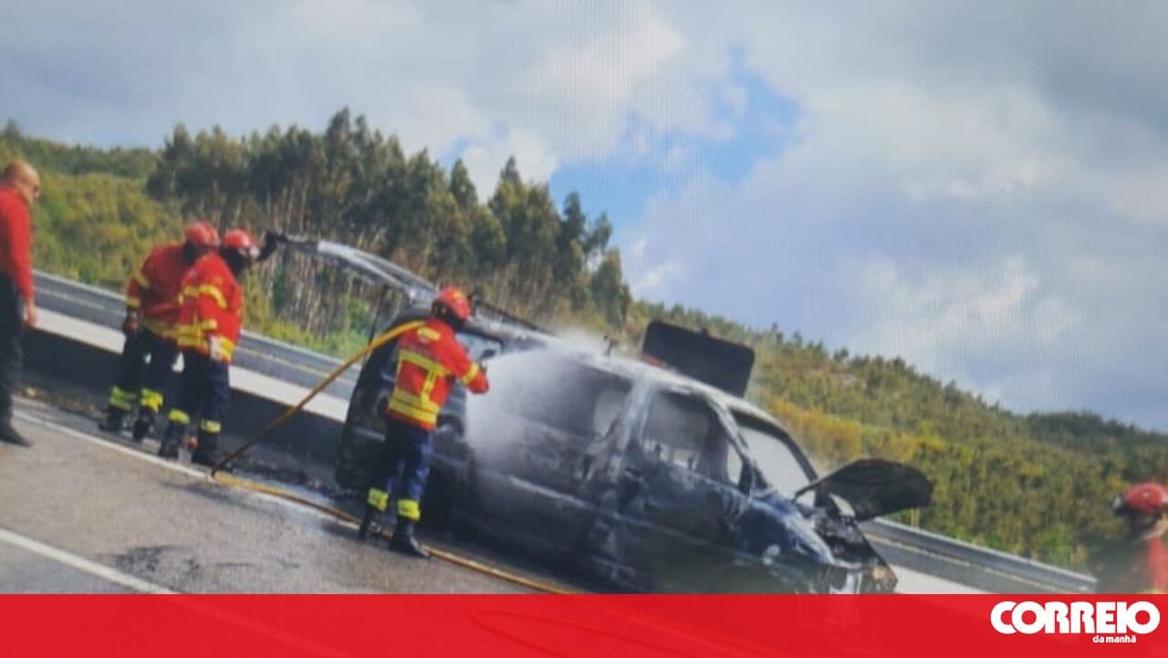 Road accident followed by fire leaves one injured on the A25