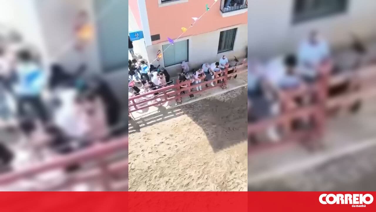 Bull breaks loose and injures at least three people in Azambuja. Animal has already been captured