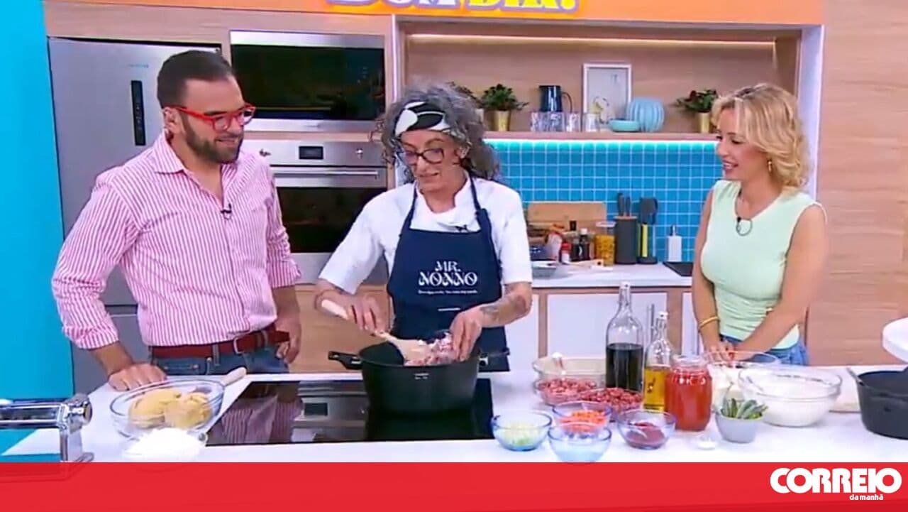 Chef Guisi cooks typical Italian delicacies live on 'Olá, Bom dia'