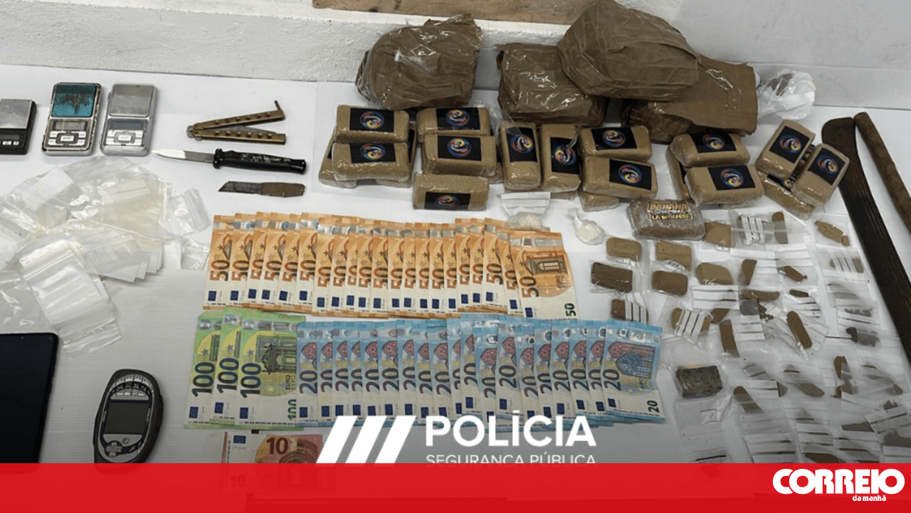 Mother and son arrested by Seixal PSP for drug trafficking