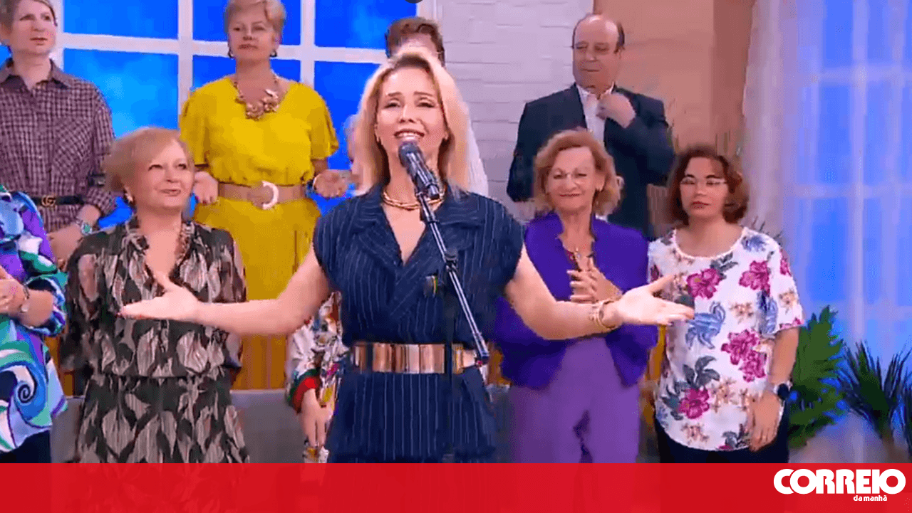 Luciana Abreu dedicated a song to the 'CM Heroes'
