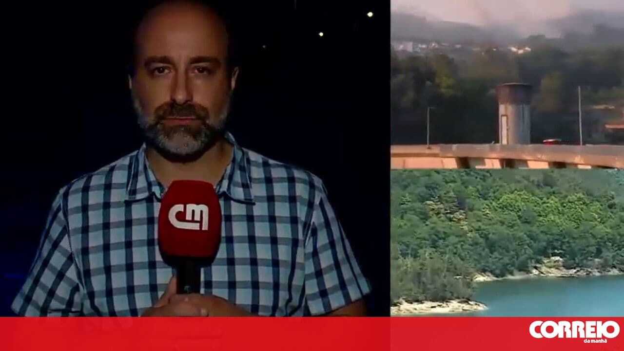 More than a hundred personnel continue to fight fire in Terras de Bouro