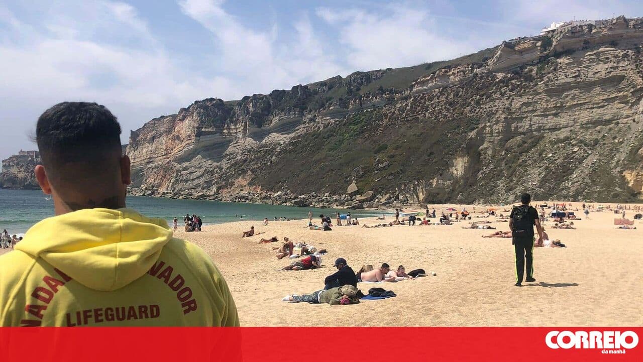 Three children rescued from the sea in Nazaré and Lourinhã