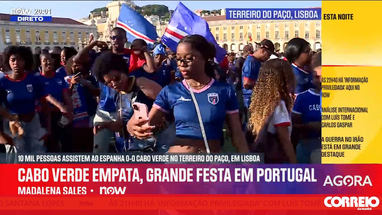 Thousands in euphoria witness historic afternoon for Cape Verde in Lisbon