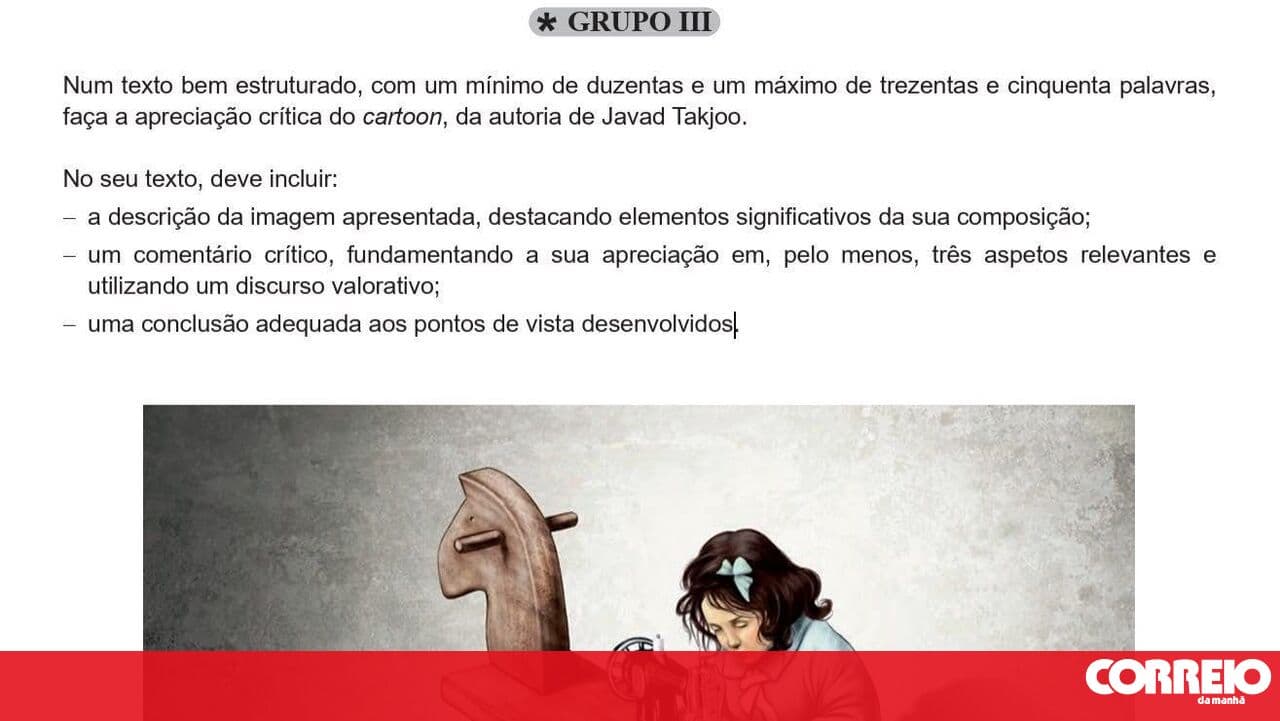Controversial image in Portuguese exam was chosen in an 'advanced stage' of test preparation and compromised accuracy