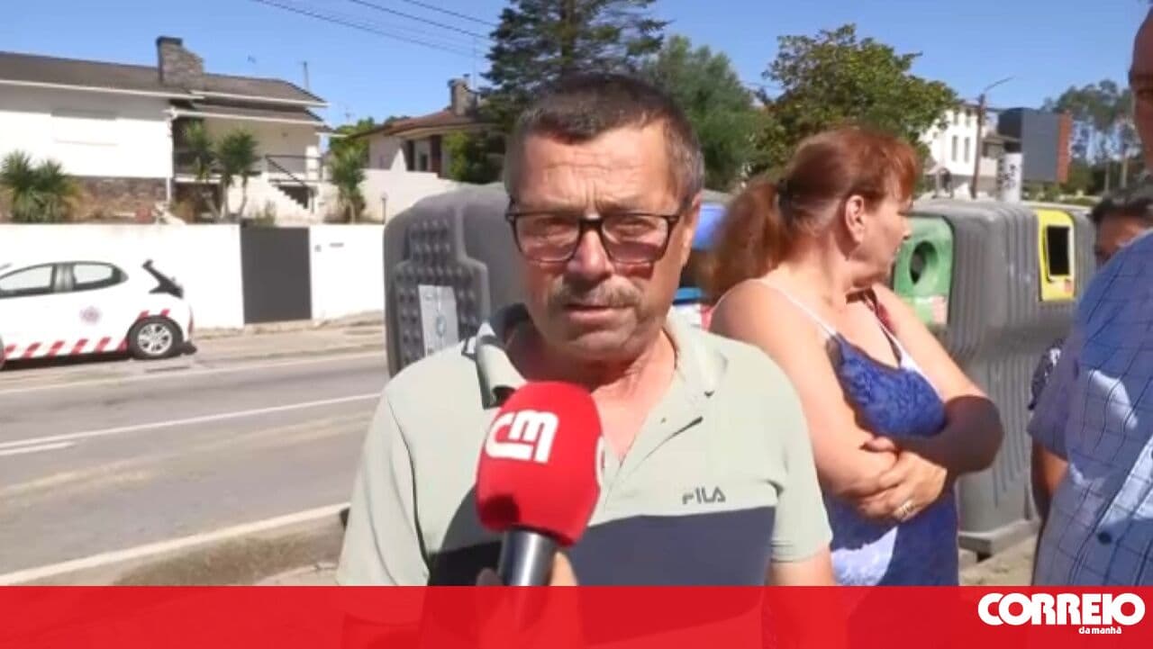 Emotional man says he found out his daughter's building in Santa Maria da Feira was on fire through social media