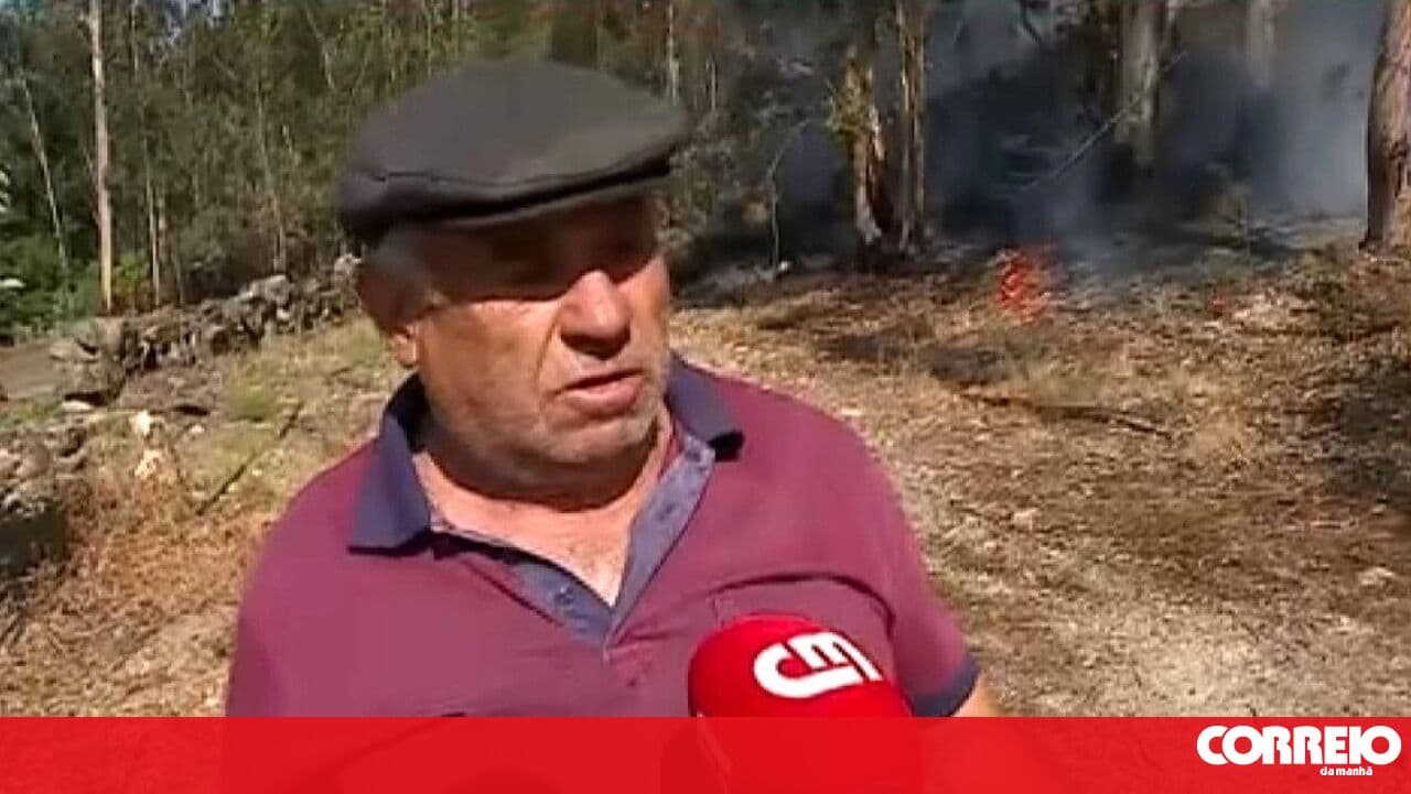 "Everything was burnt": local describes the scene found in the morning during a fire in Barcelos