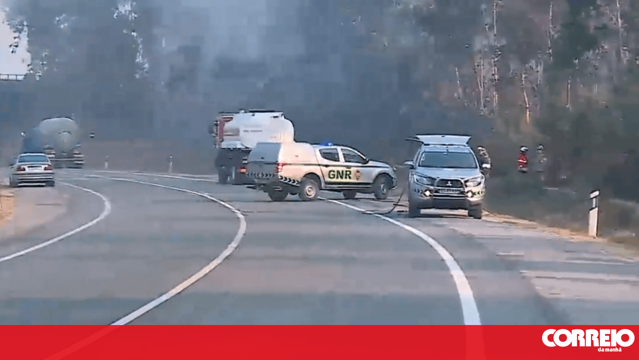 Fire in Aveiro cuts the Northern Line and A1 motorway