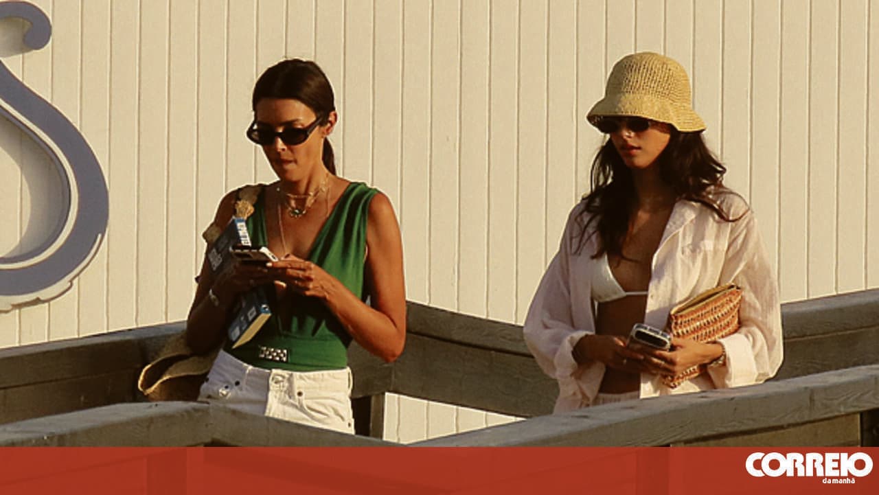 Maria Cerqueira Gomes on holiday in the Algarve with her daughter and son-in-law