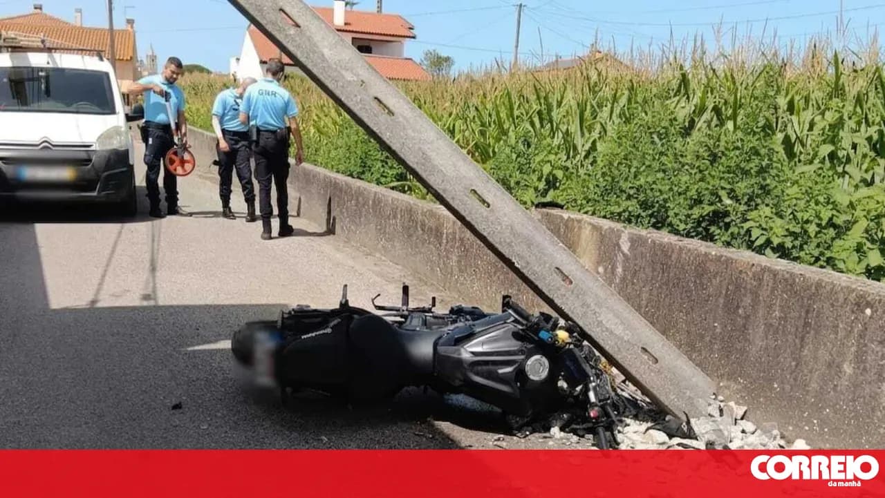 Motorcyclist seriously injured in crash in Murtosa