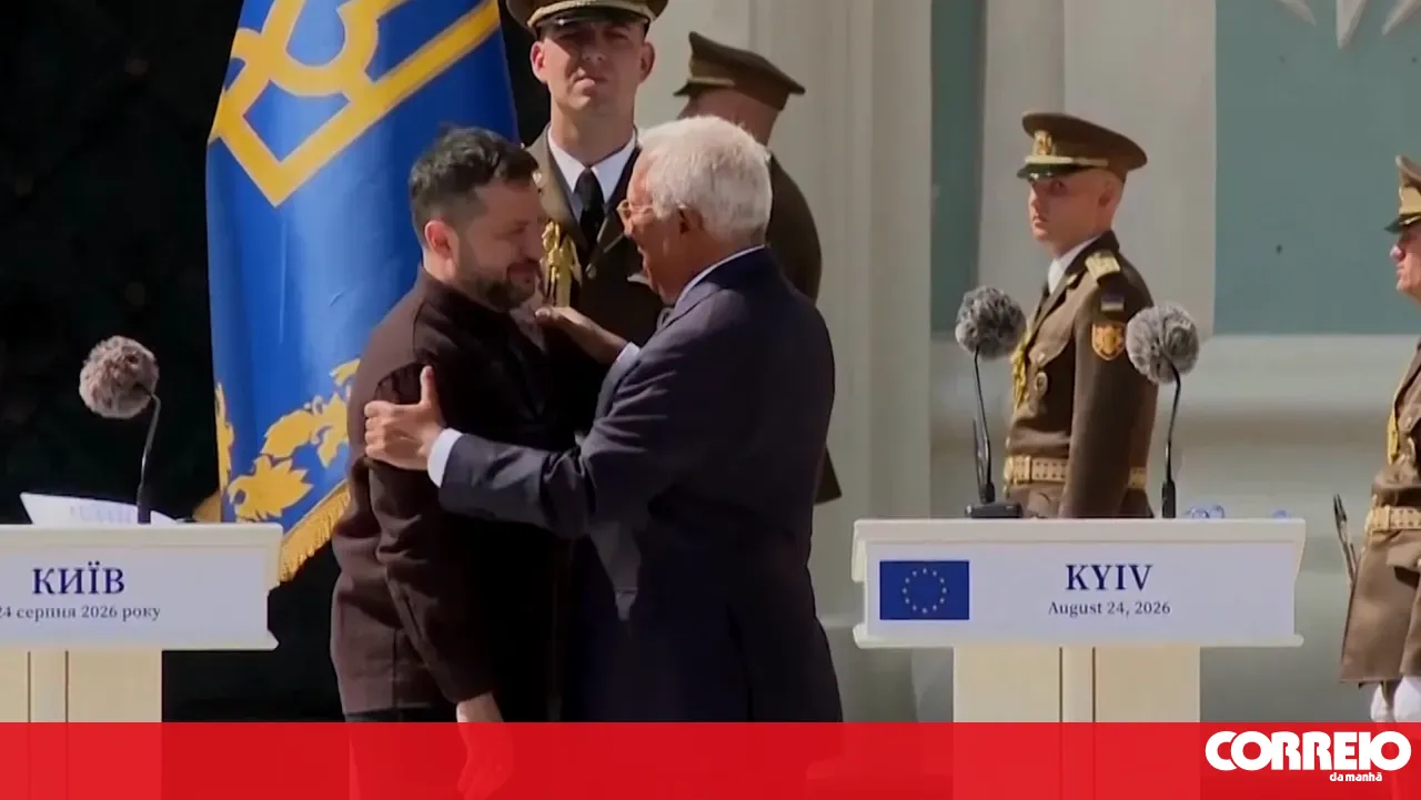“We are not neutral. We support Ukraine”: António Costa reaffirms European support in Kyiv