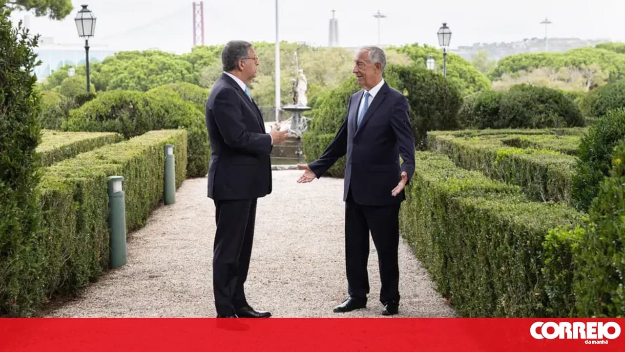 Seguro hosts Marcelo Rebelo de Sousa for lunch at the Belém Palace