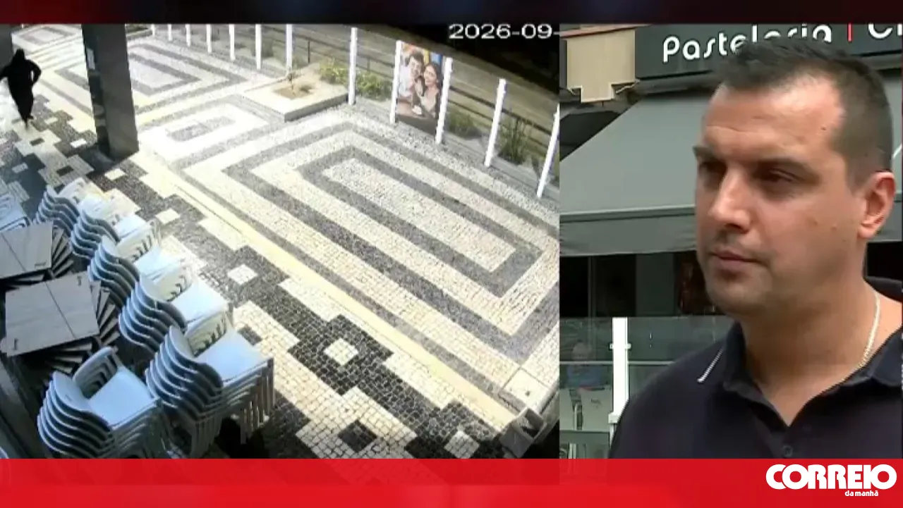 "It was a very quick situation": café owner in Oliveira de Azeméis explains how the robbery occurred