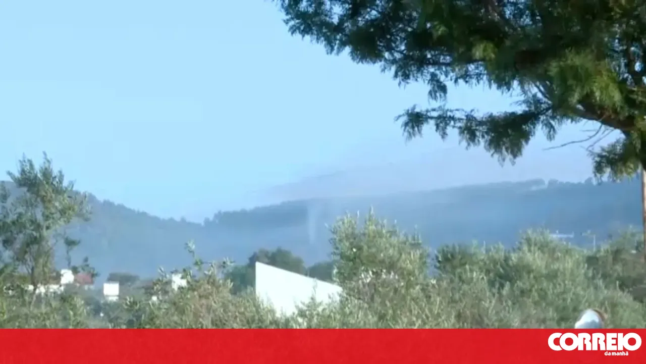 Fire in Estremoz in the resolution phase