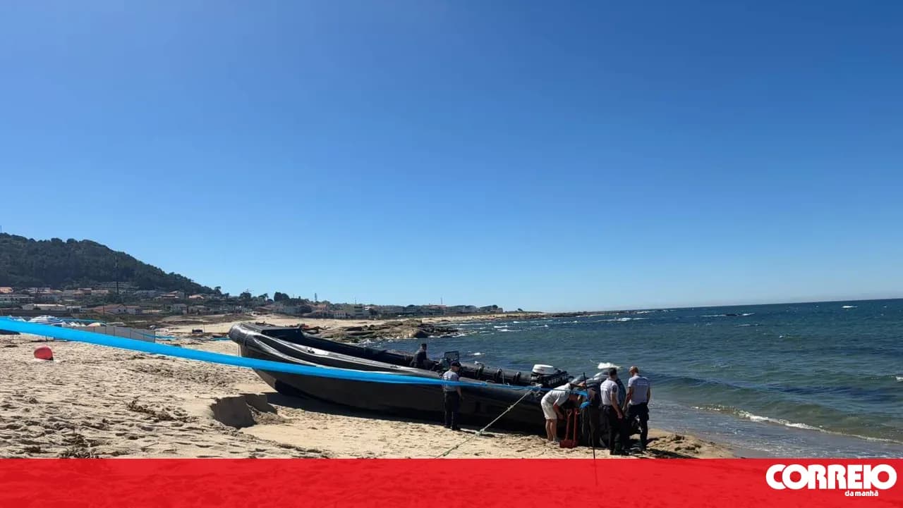 One of the crew members of the speedboat that ran aground on Moledo beach in Caminha has been arrested