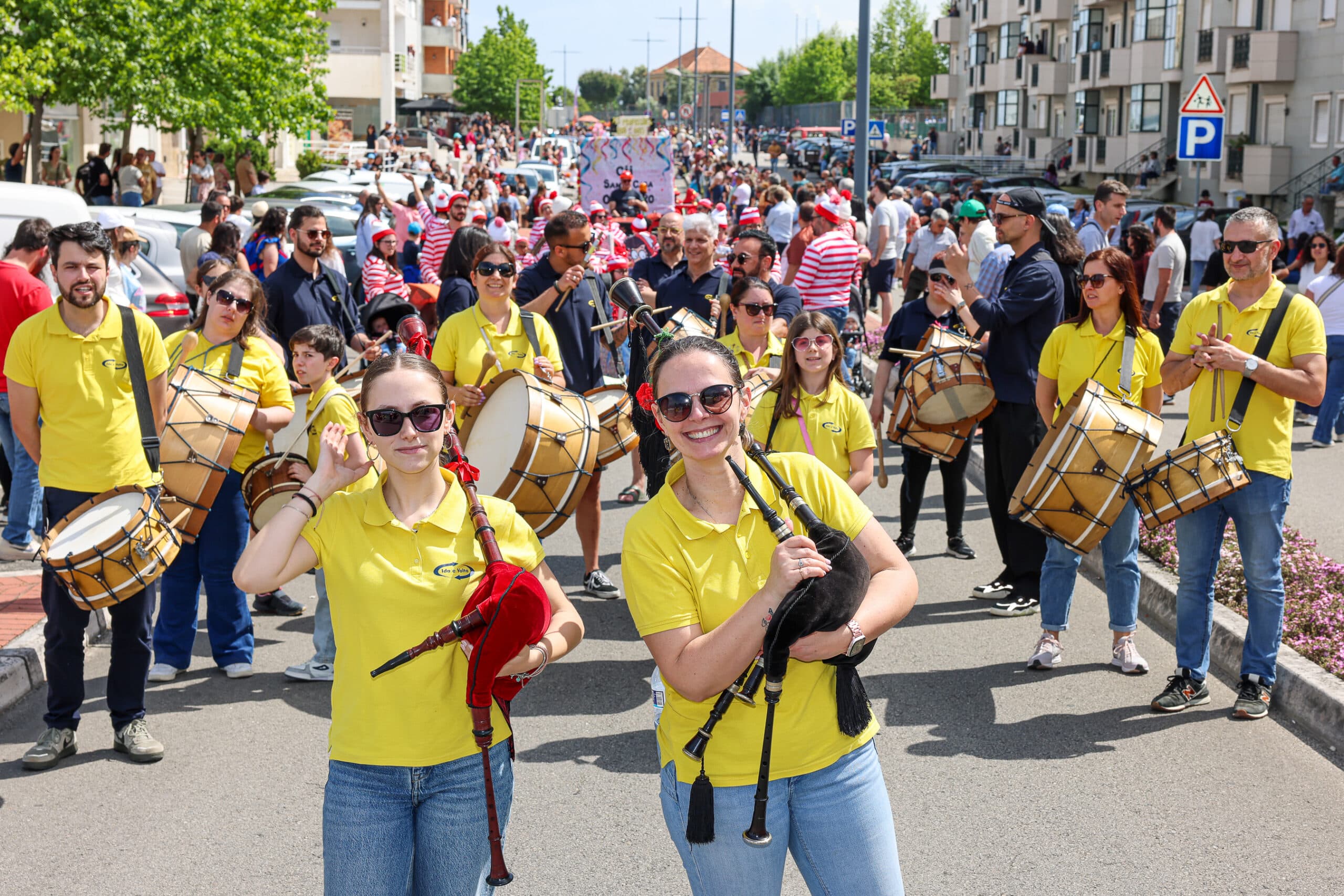 Parades in Portugal filled the streets of Oliveira do Bairro