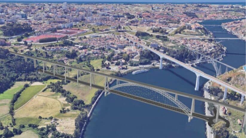 Road-rail bridge on the Douro to feature a cycle path and Gaia TGV station will be a major transport hub