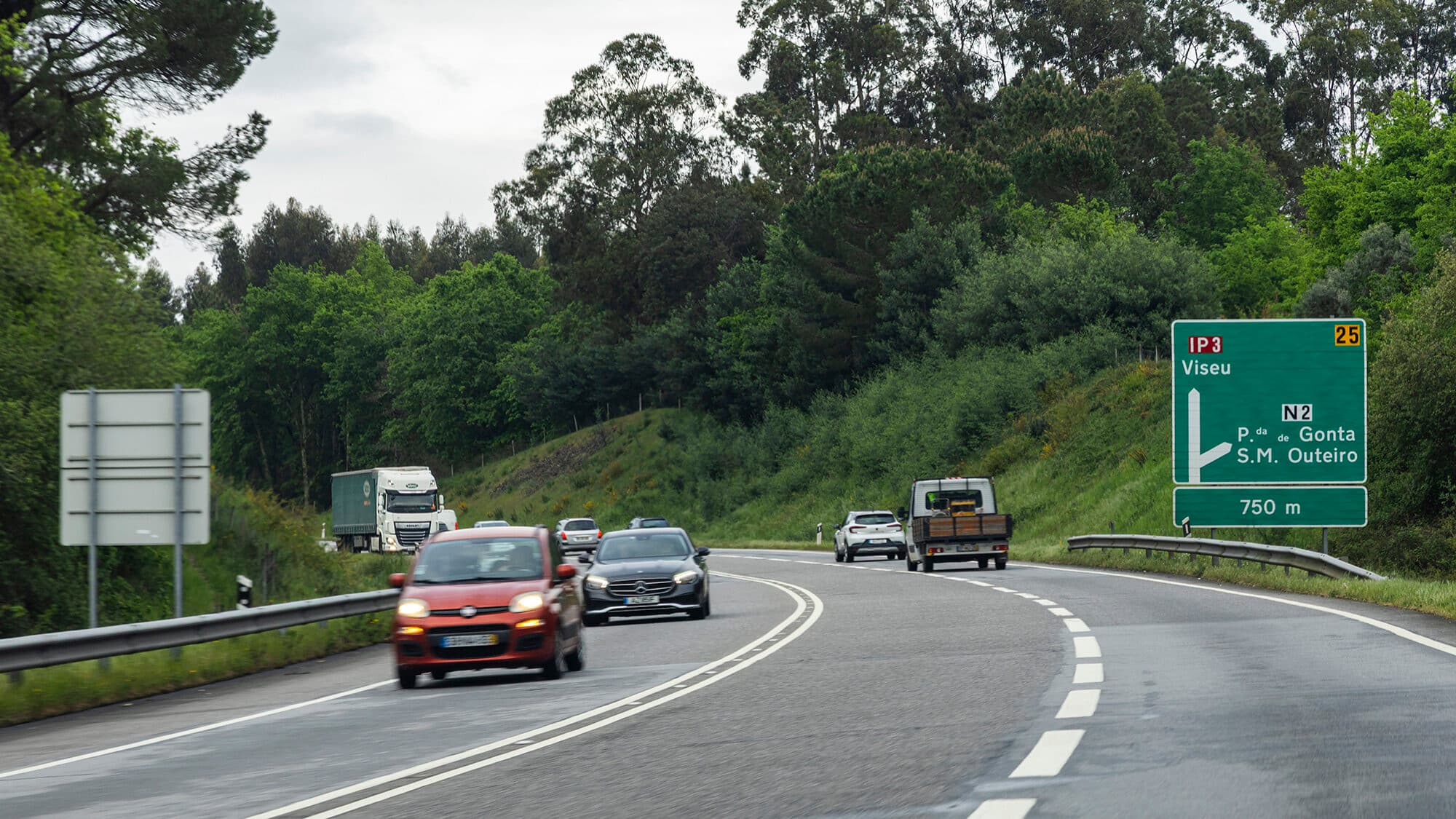 IP3 closed between Tondela and Viseu on Tuesday and Wednesday nights