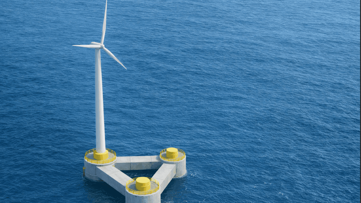 Offshore wind farms may start 'landing' on floating concrete