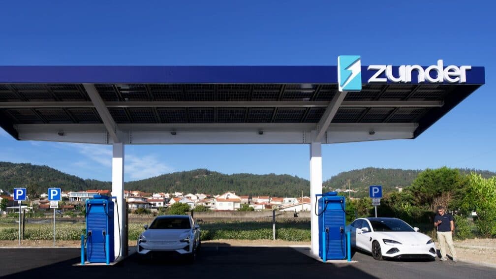 Spanish company Zunder debuts ultra-fast charging with a station in Esposende