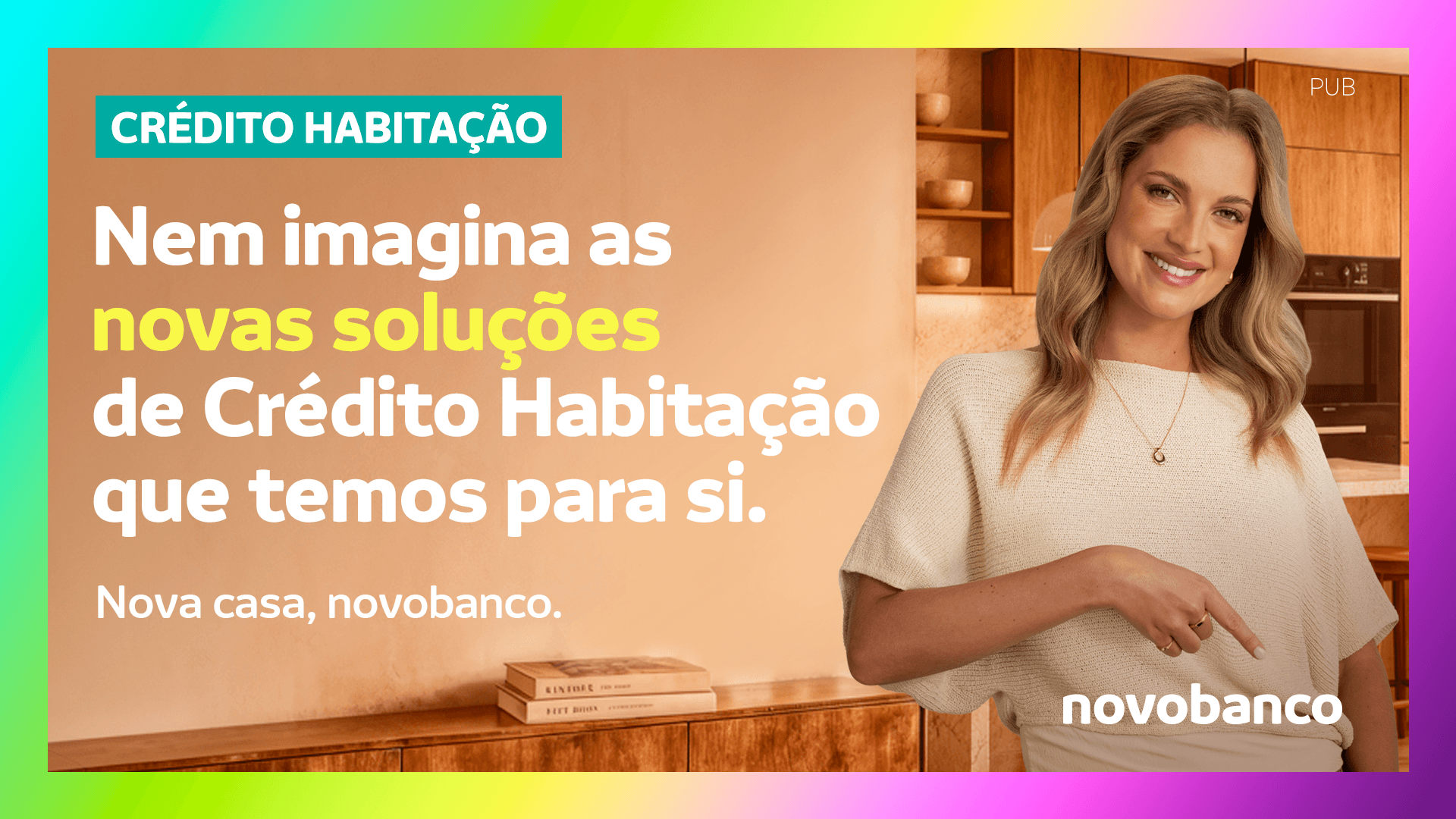 Júlia Palha stars in Novobanco's home loan campaign
