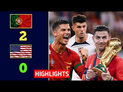 šµš¹ Portugal's Statement Win š± Is a USA Rematch Coming at WC 2026?