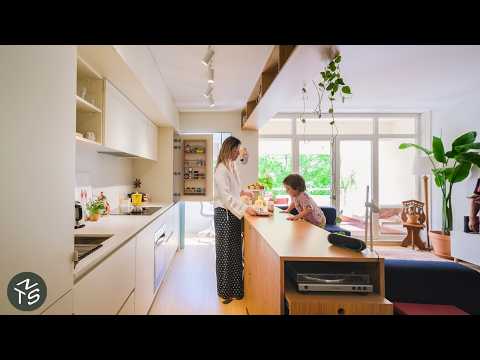 Interior Designer’s Small Flexible Family Apartment, Portugal 60sqm/646sqft