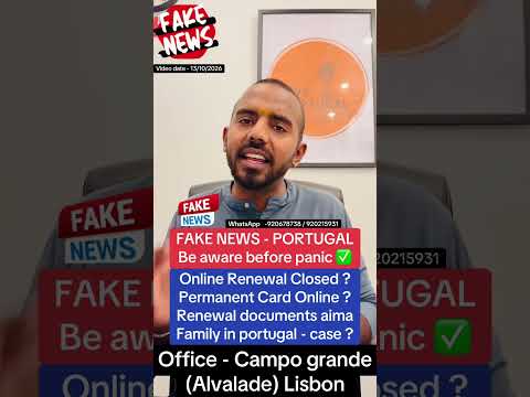 FAKE NEWS - PORTUGALBe aware before panic ✅ ®Live Portugal By Harry | Advocate Harry | Portugal news