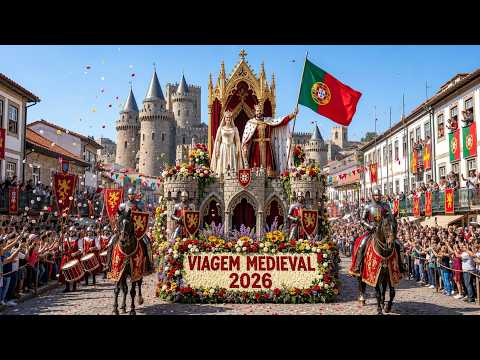 🏰🇵🇹 Viagem Medieval 2026 | Portugal’s Spectacular Medieval Parade & Historic Festival in 4K