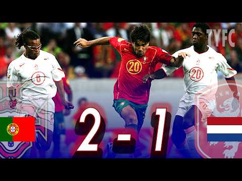 šµš¹ Portugal 2ā1 Netherlands š³š± | Euro 2004 Semi-Final